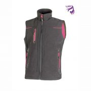 Universe gilet grey fucsia